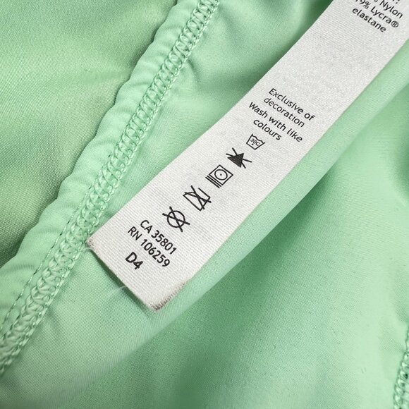 Lululemon Laser Speed Jacket Citra Lime Wind Water Resistant Size 6 - Picture 14 of 16